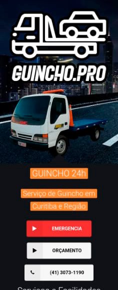 site para empresas de guincho, guincheiros, app para guincheiros